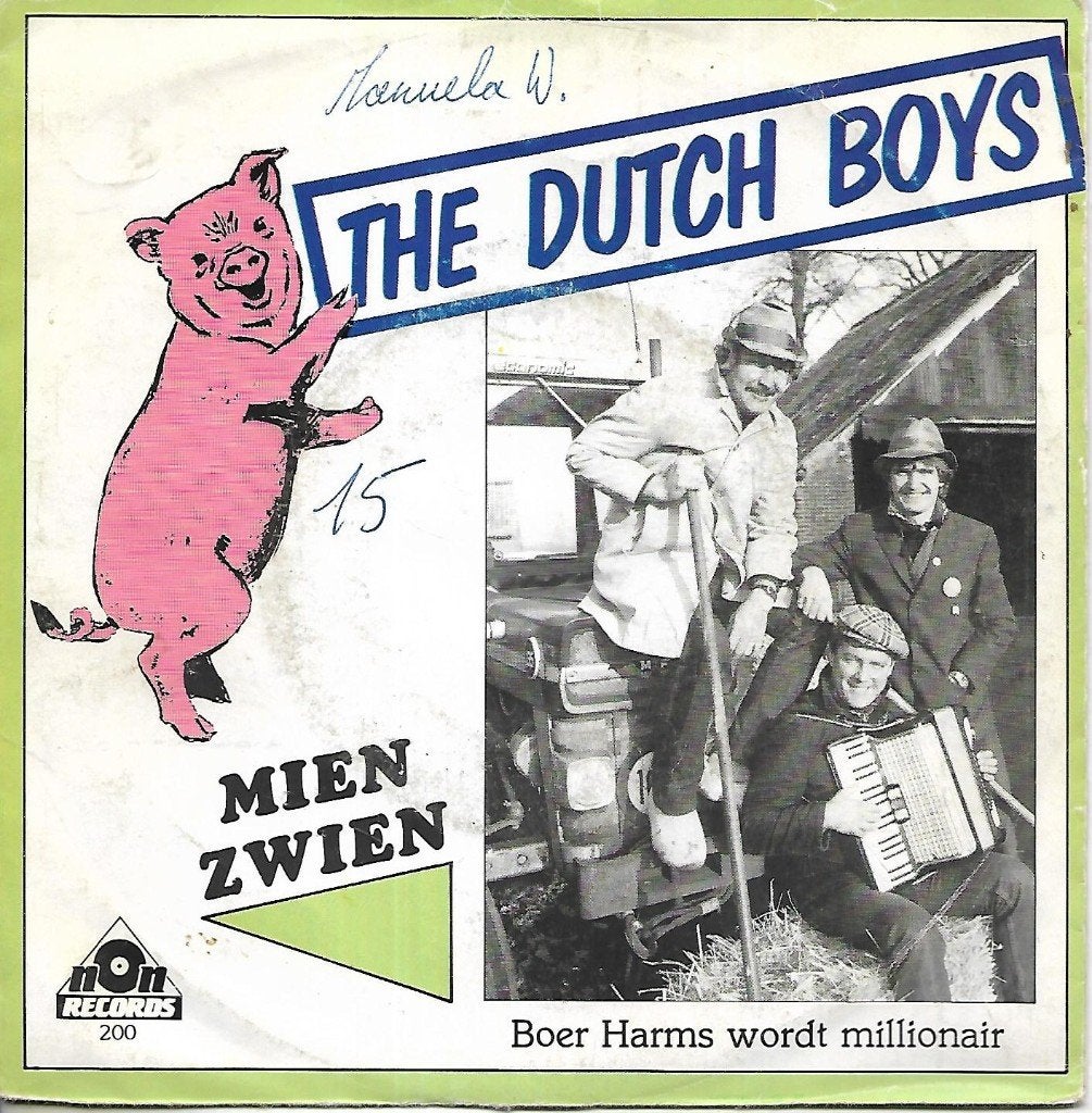 The Dutch Boys - Mien zwien, Ophalen of Verzenden, Gebruikt, 7 inch, Nederlandstalig