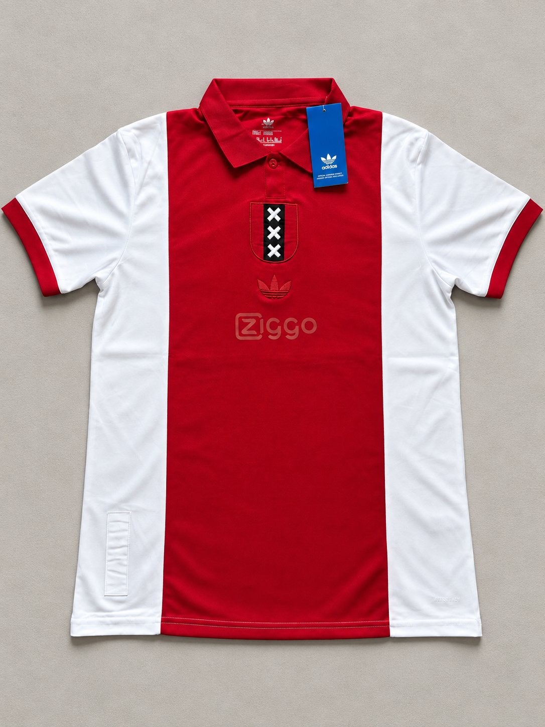 Ajax 125 Jaar Jubileumshirt Retro Voetbalshirt L XL XXL, Maat 52/54 (L), Nieuw, Ophalen of Verzenden, Voetbal