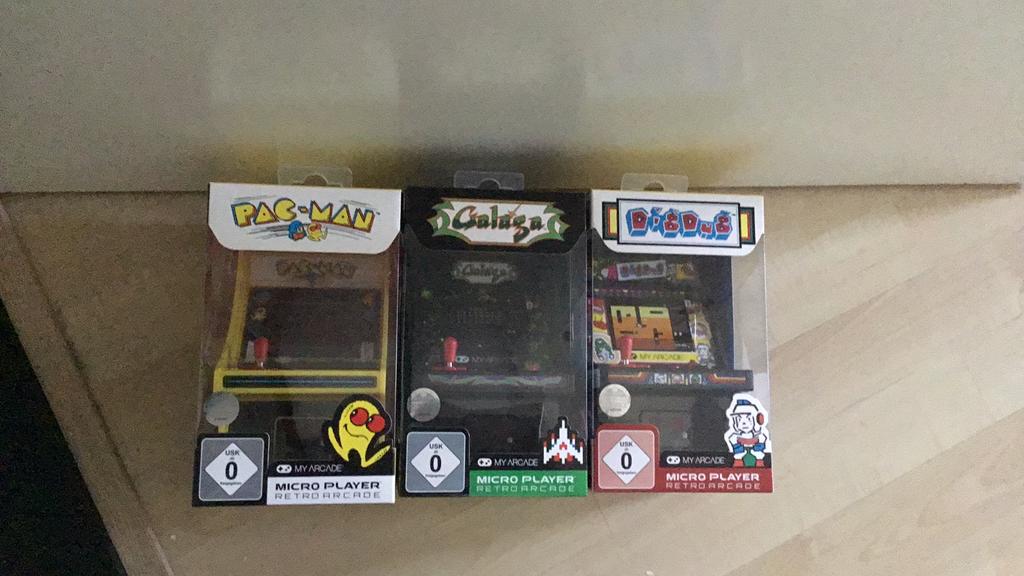 3 mini arcade kasten pacman digdug galaga .nieuw, Spelcomputers en Games, Games | Overige, 1 speler, Ophalen, Zo goed als nieuw