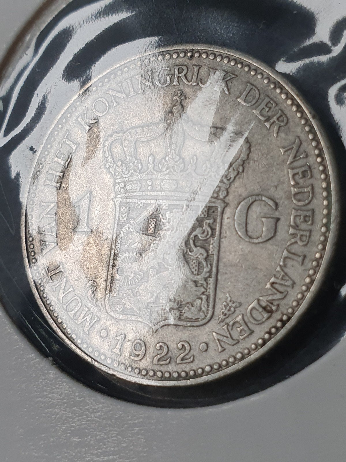 Setje van 3 fraaie zilveren guldens 1922,23,24  Koningin Wil, 1 gulden, Setje, Zilver, Ophalen of Verzenden