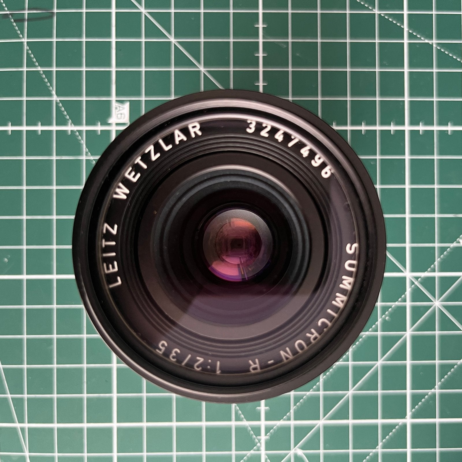 Leica SUMMICRON-R 35mm F2.0, Ophalen of Verzenden, Zo goed als nieuw, Spiegelreflex, Leica