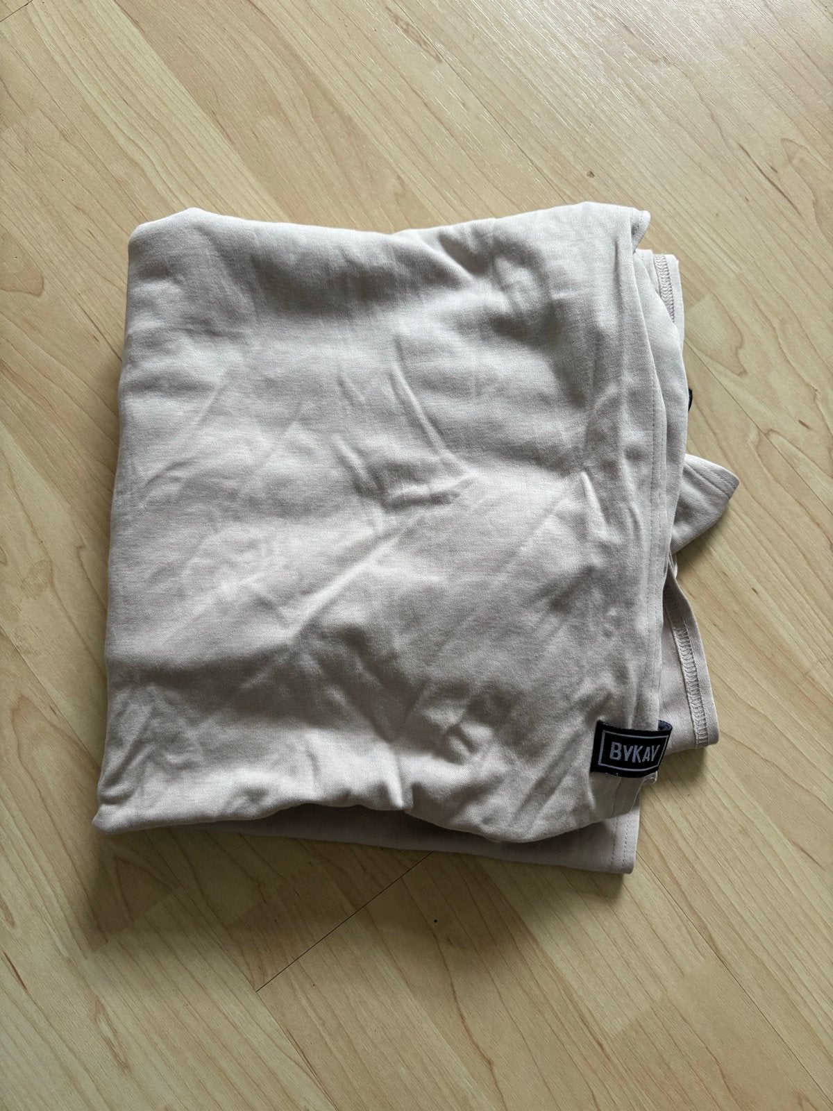 ByKay Stretchy Wrap Deluxe Sand - Draagdoek, Draagdoek, Buik of Rug, Zo goed als nieuw, Ophalen