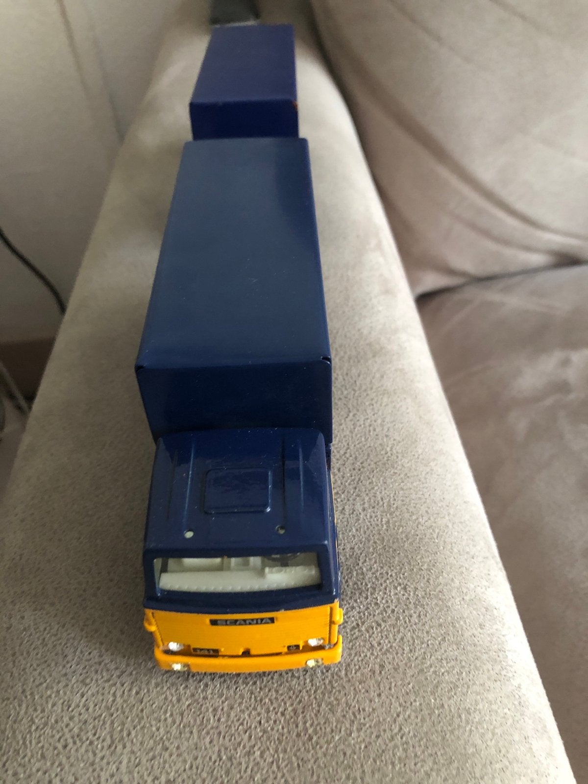 Scania LBS 141 Transport-Spedition vrachtwagen met aanhanger, Overige merken, Gebruikt, 1:32 tot 1:50, Ophalen of Verzenden