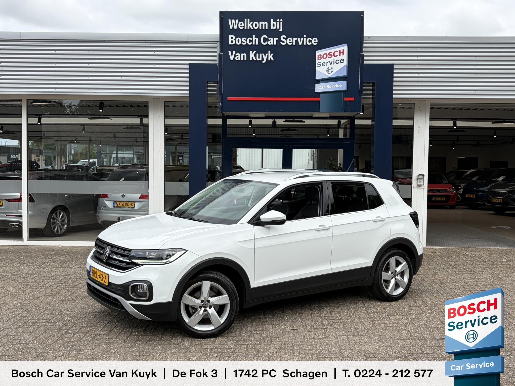 Volkswagen T-Cross 1.0 TSI Style / Adaptieve Cruise-Control, Auto's, Voorwielaandrijving, Gebruikt, Wit, Bedrijf