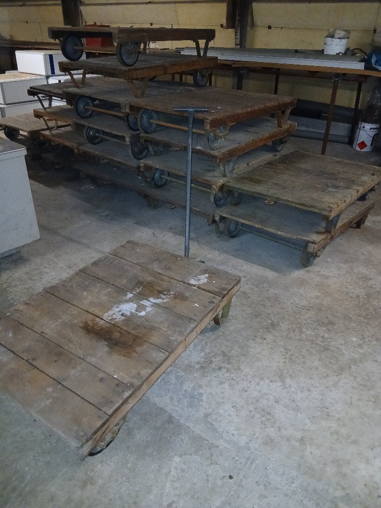 houten transportkarren 25 stuks, Minder dan 60 liter, Ophalen, Gebruikt, Transportkar