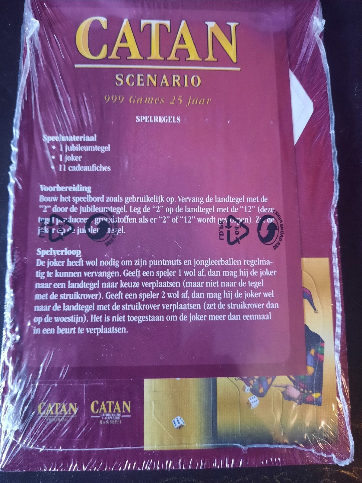 Catan Scenario 999 Games 25 Jaar Kolonisten van Catan NIEUW, Een of twee spelers, Ophalen of Verzenden, Nieuw, 999 Games