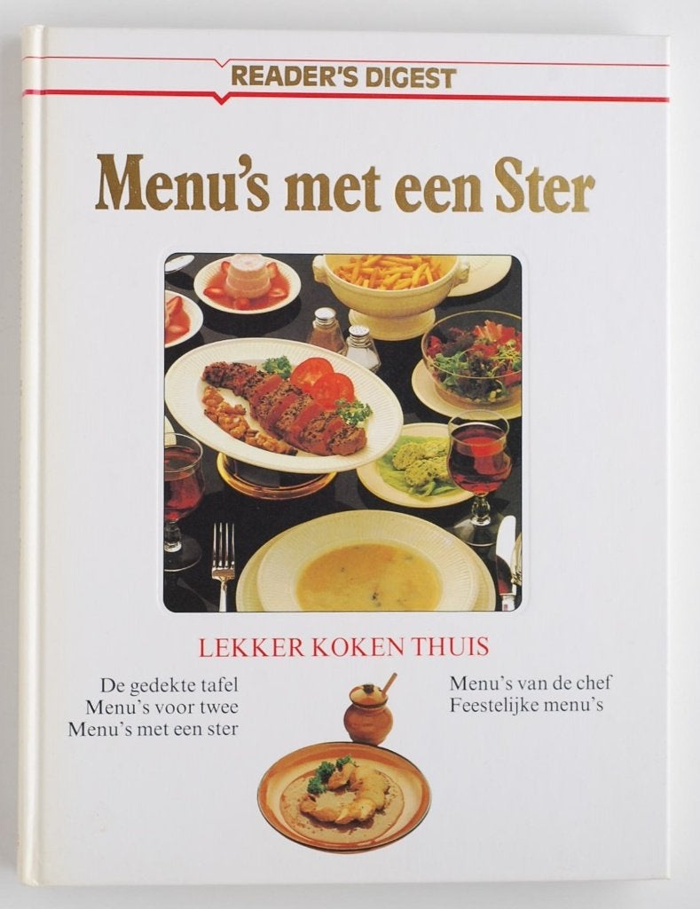 Reader's Digest: Menu's met een Ster - Lekker Koken Thuis, Boeken, Verzenden, Voorgerechten en Soepen, Reader's Digest, Zo goed als nieuw