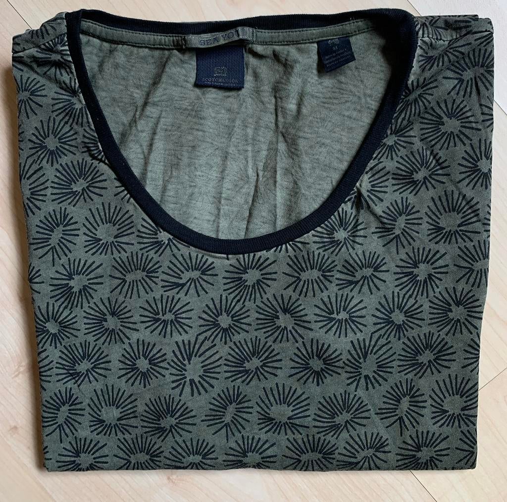 Scotch & Soda tshirt, Ophalen of Verzenden, Zo goed als nieuw, Maat 48/50 (M), Groen
