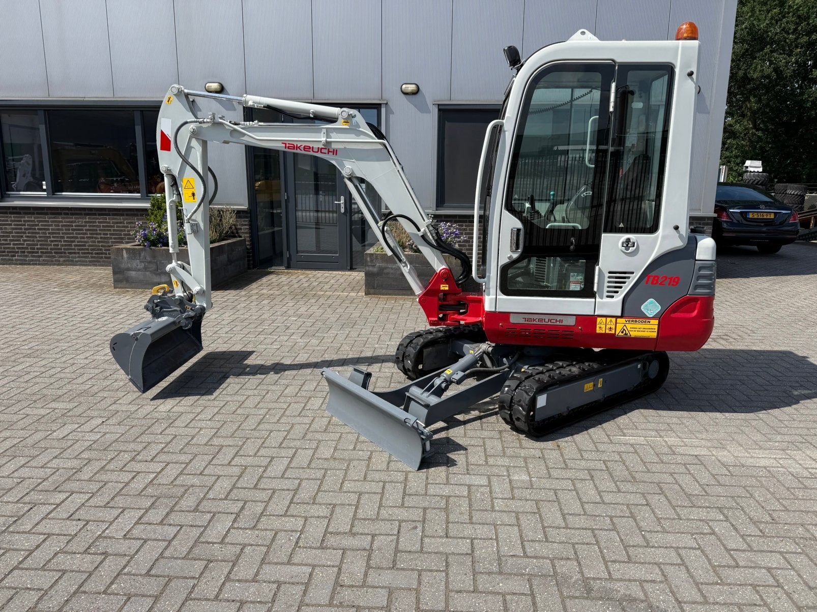 Takeuchi TB219 2t Minigraver Minikraan CAT Kubota ZGST, Ophalen of Verzenden, Graafmachine