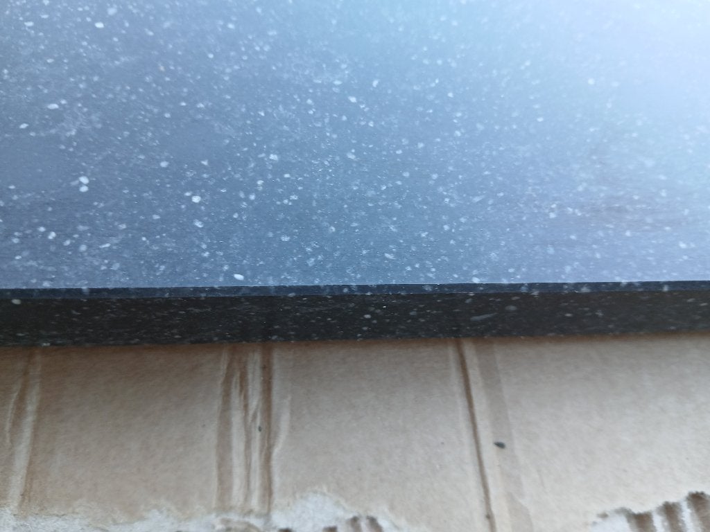 Graniet, gepolijst, 240x11,5x2 cm., zwart, als nieuw!!!, Ophalen, Hardsteen, Vensterbanken, Zo goed als nieuw