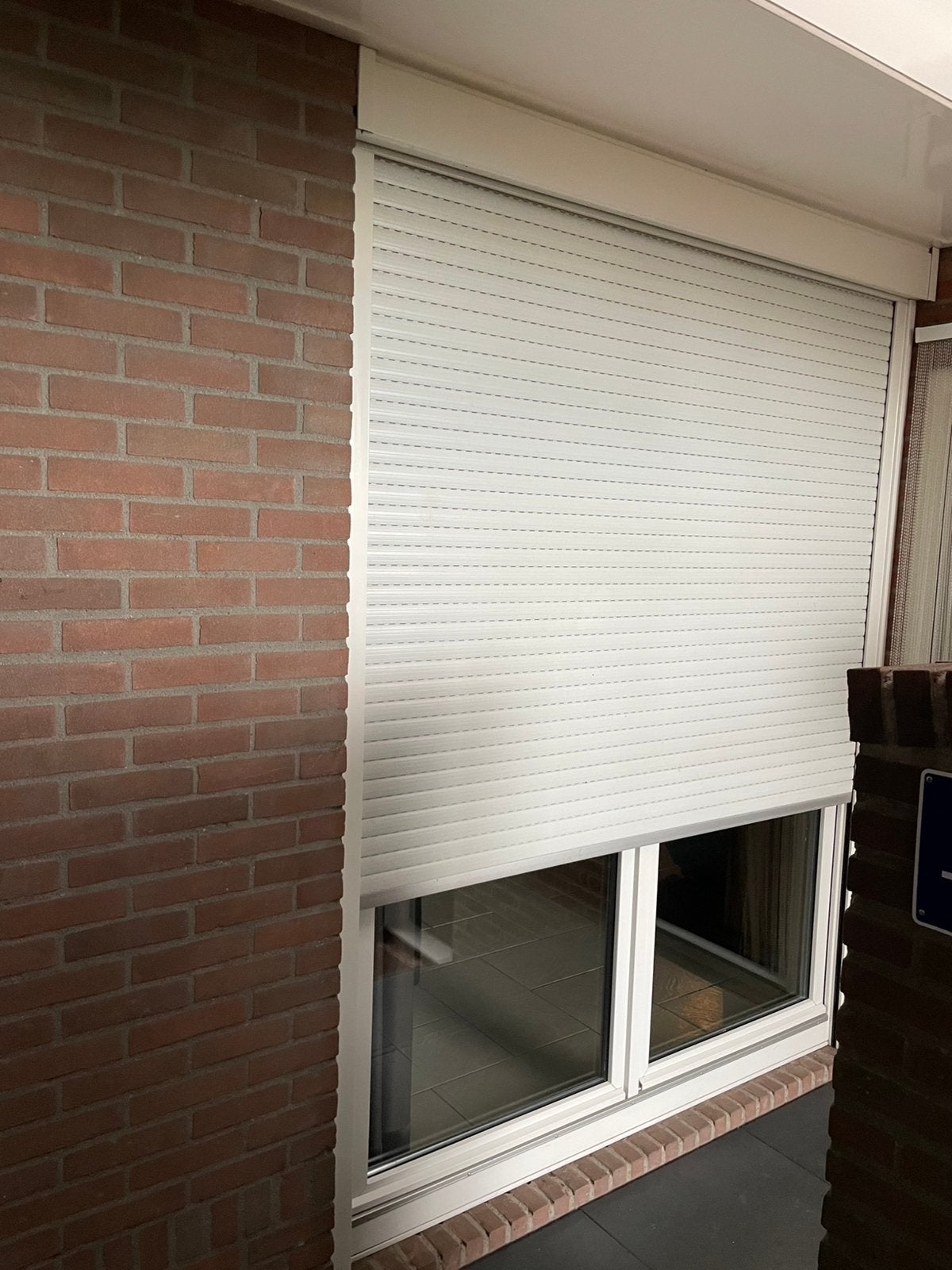 Kunststof openslaande deuren met rolluik - Weru, Ophalen, Kunststof, Gebruikt, Overige typen