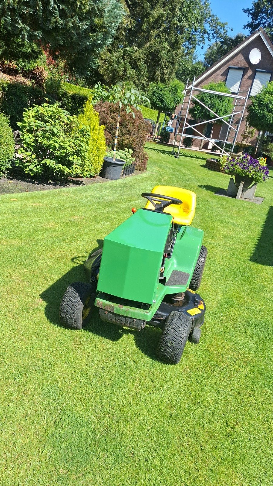 John Deere STX38 zitmaaier, Zo goed als nieuw, Versnellingen, 90 tot 120 cm, Ophalen