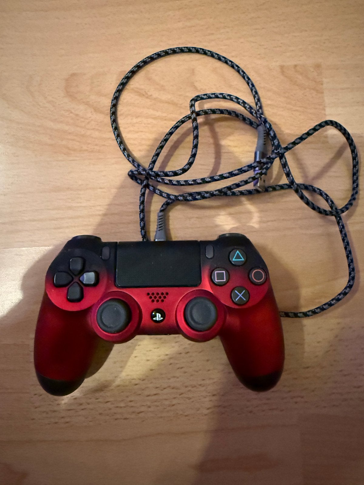 Originele PS4 Controller - Custom Shell - Werkt Bedraad, Ophalen of Verzenden, Niet werkend, Controller, PlayStation 4