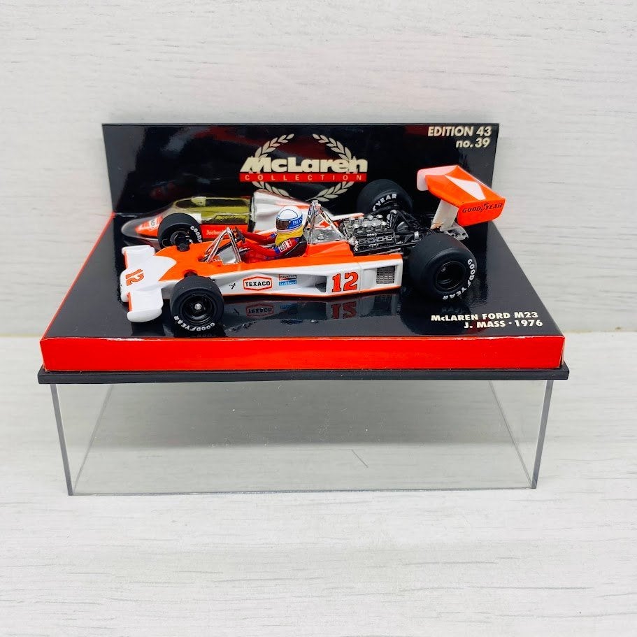 Minichamps 1:43 - McLaren Ford M23 1976 J. Mass, Ophalen of Verzenden, Zo goed als nieuw, Auto, MiniChamps