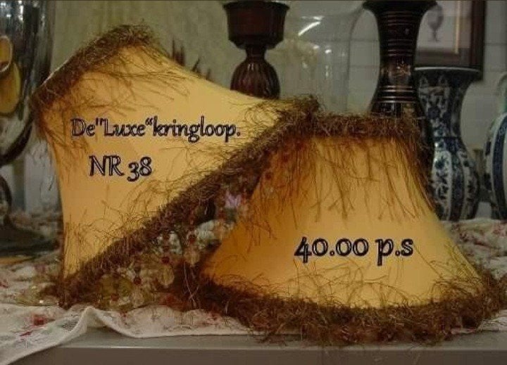 baroque lampen kappen 40.00 p.s nog 2x, Huis en Inrichting, Lampen | Lampenkappen, Ophalen