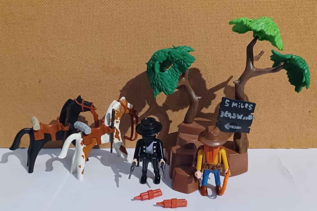 playmobil western roversetje 3036 compleet, Ophalen of Verzenden, Zo goed als nieuw, Complete set
