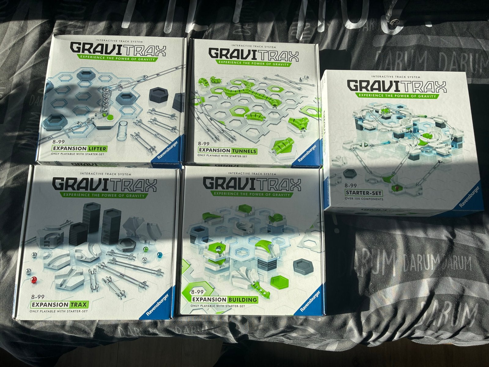 GraviTrax Starter Set + 4 Uitbreidingen Z.G.A.N., Ophalen of Verzenden, Zo goed als nieuw, Overige merken