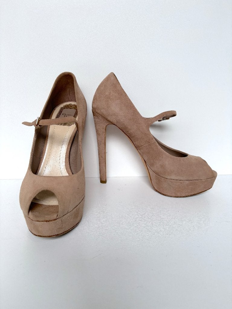 DIOR Bruin suede hakken pumps  Maat 38, Pumps, Bruin, Ophalen of Verzenden, Zo goed als nieuw