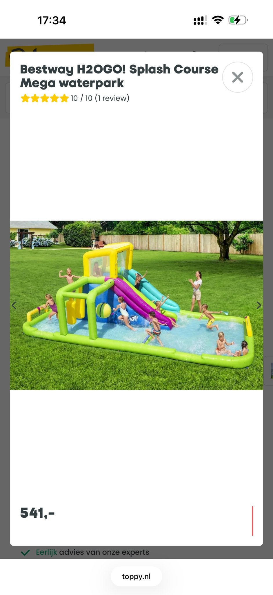 Bestway H2OGO! Splash Course Mega Waterpark, Ophalen, Gebruikt