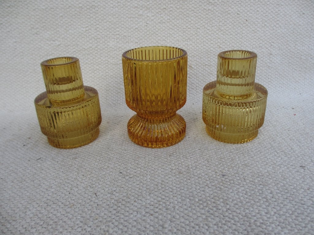 Set van 3 NORDIC Theelicht Kaarsenhouders
