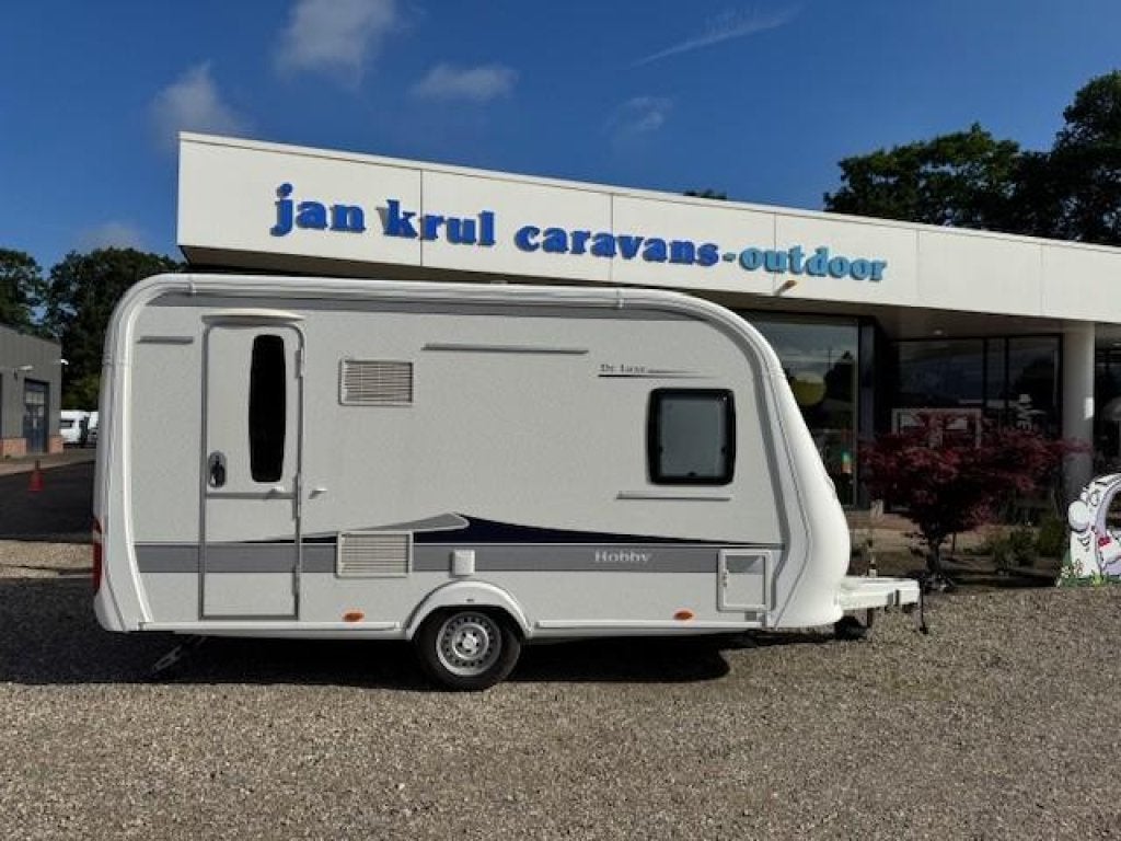 Hobby De Luxe 400 SFE incl. air voortent, Hobby, Bedrijf, Treinzit, Fietsenrek