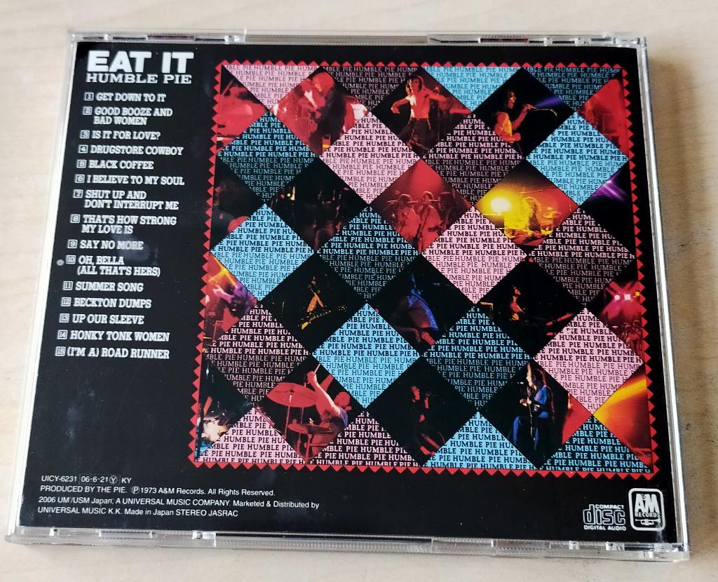 Humble Pie - Eat It CD 1973/2006 Japan, Ophalen of Verzenden, Gebruikt, Poprock