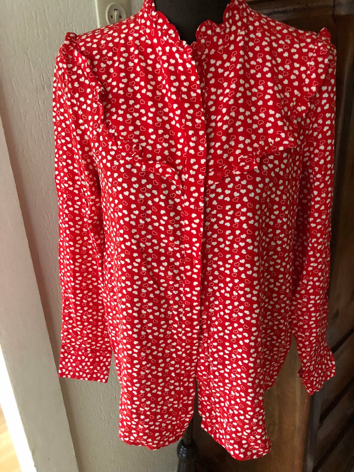 Other stories hartjes blous 38, Verzenden, Zo goed als nieuw, Maat 38/40 (M), Rood