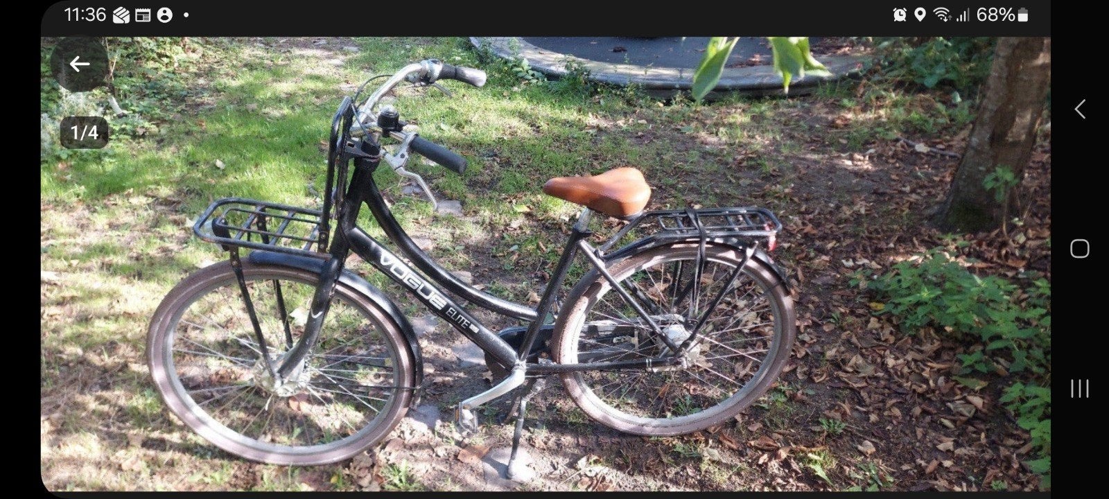 Vogue Elite Damesfiets - 8 versnellingen, voordrager kist, Ophalen