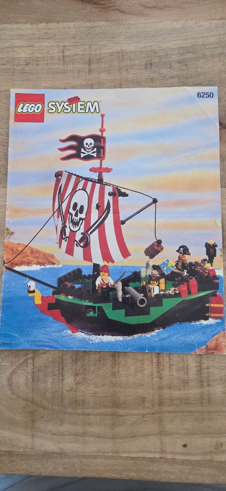 Lego 6250 Cross Bone Clipper - Compleet met instructieboekje, Gebruikt, Lego, Complete set, Inclusief instructies