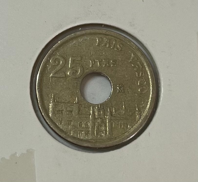25 pesetas Spanje 1993, Ophalen of Verzenden, Overige landen