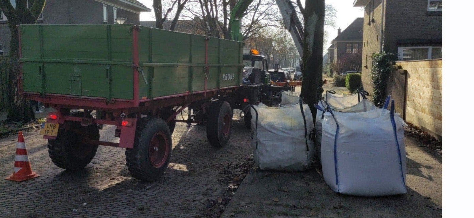 Landbouw kieper 3 zijdig krone 8 ton schamel unimog, Ophalen of Verzenden, Transport