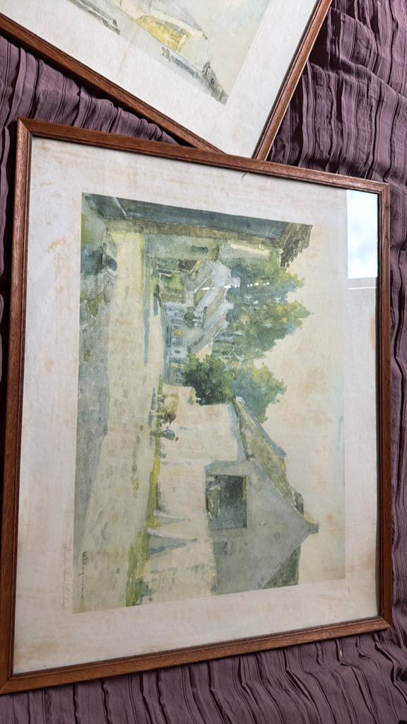 Reproductie naar een aquarel van Bogman, Ophalen of Verzenden