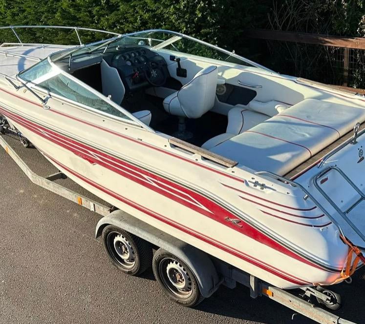 Sea Ray 200 zonder motor, Ophalen, Gebruikt, Minder dan 70 pk, Polyester