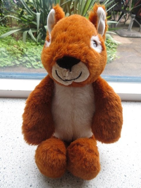 Eekhoorn Mascotte van Center Parcs Pet Friends Centerparcs, Overige typen, Ophalen of Verzenden, Zo goed als nieuw, Middelgroot (20 tot 80 cm)