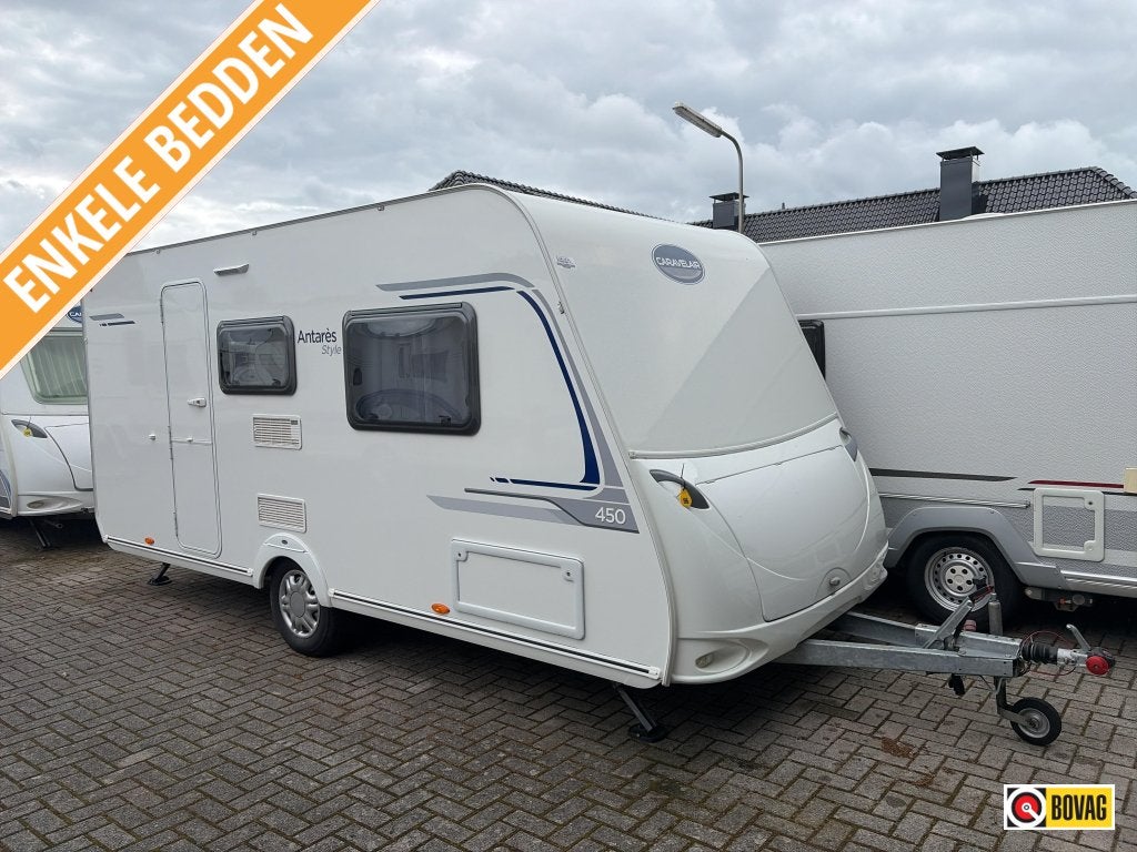 Caravelair Antares Style 450 Voortent, Caravans en Kamperen, Standaardzit, Bedrijf, 750 - 1000 kg, 5 tot 6 meter
