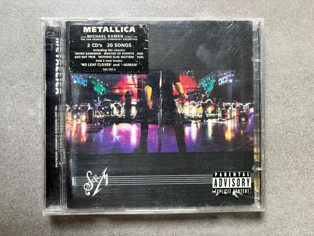 Metallica - S&M, 2 cd in goede staat, Ophalen of Verzenden, Zo goed als nieuw