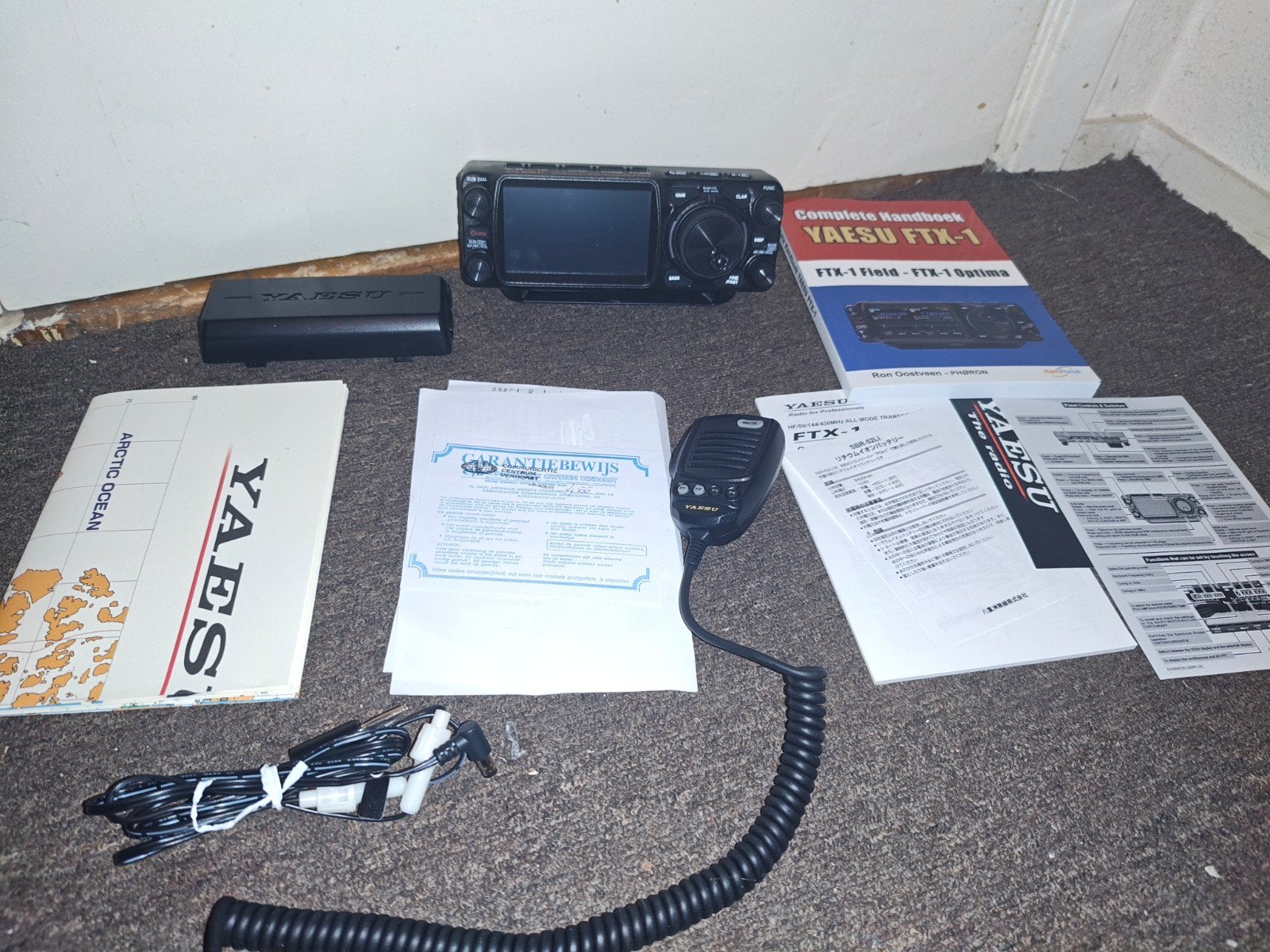 t.k yaesu ftx-1 field 10 watt transceiver, Ophalen, Zo goed als nieuw, Zender en Ontvanger