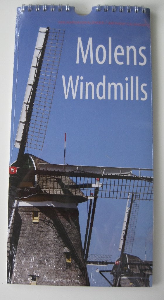 Kalender / Verjaardagskalender met Molens / Windmills 15x30, Diversen, Kalenders, Ophalen of Verzenden, Maandkalender, Nieuw