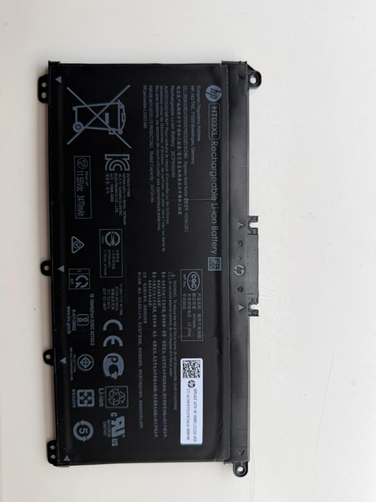 Hp batterij, Computers en Software, Accu's en Batterijen, Ophalen of Verzenden, Gebruikt