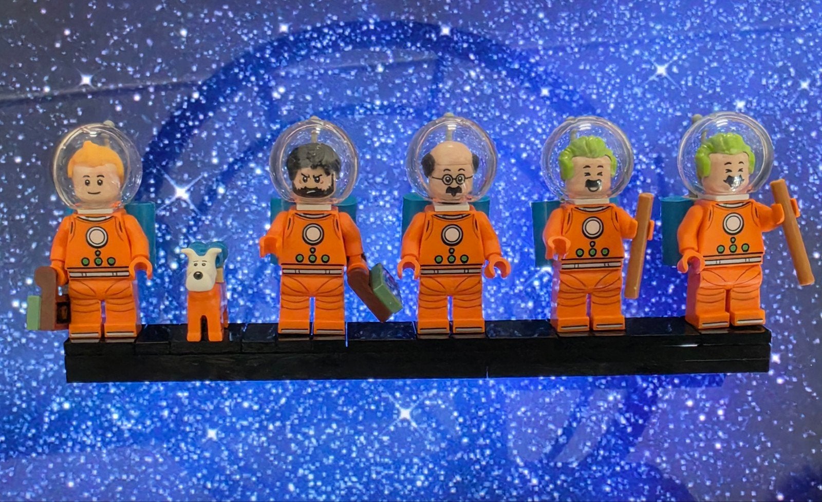 Mini figures TinTin raket, Ophalen of Verzenden