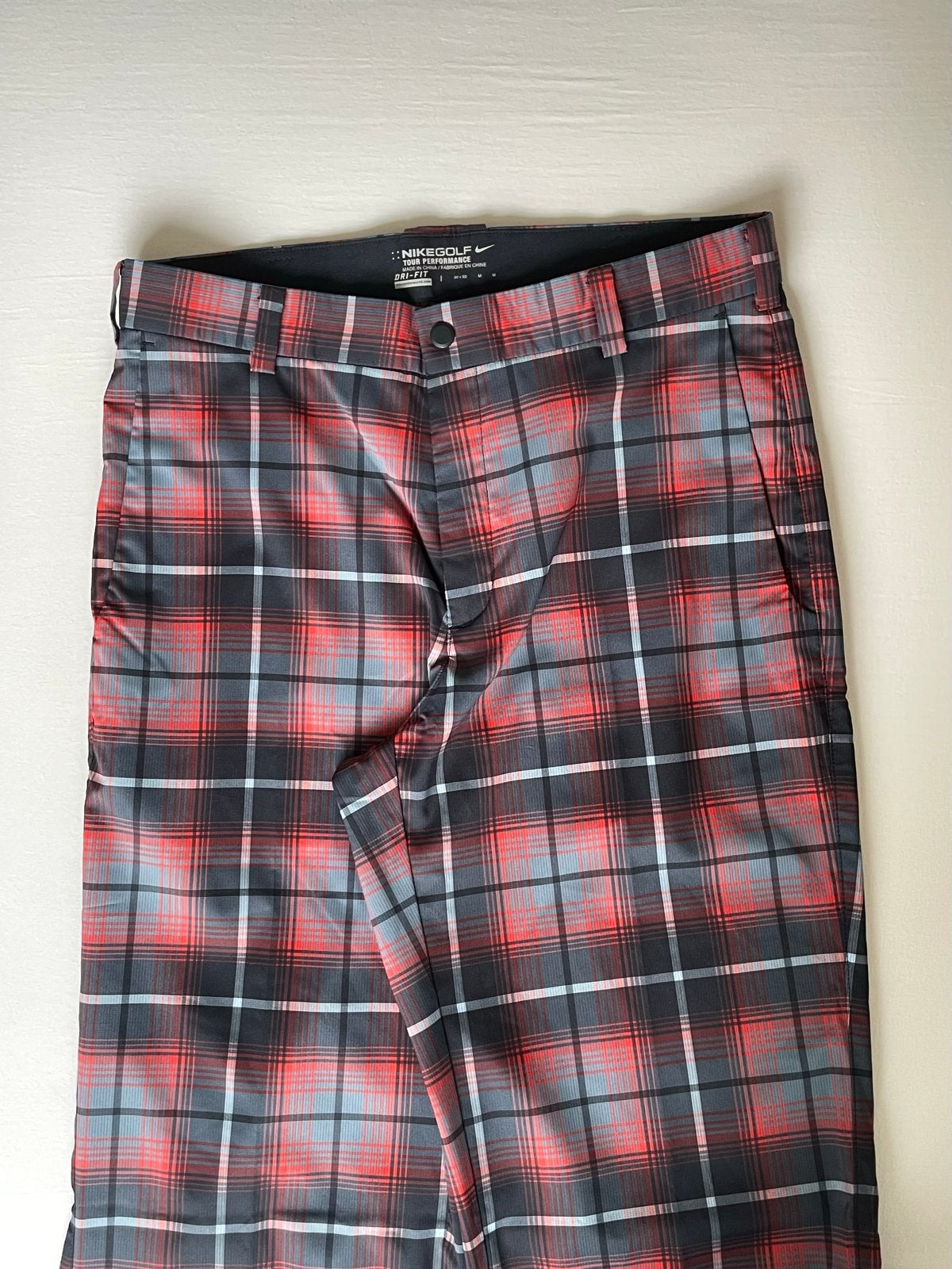 Nike Golf Tour Performance Geruite Broek - Maat 30x32, Sport en Fitness, Ophalen of Verzenden, Zo goed als nieuw, Kleding