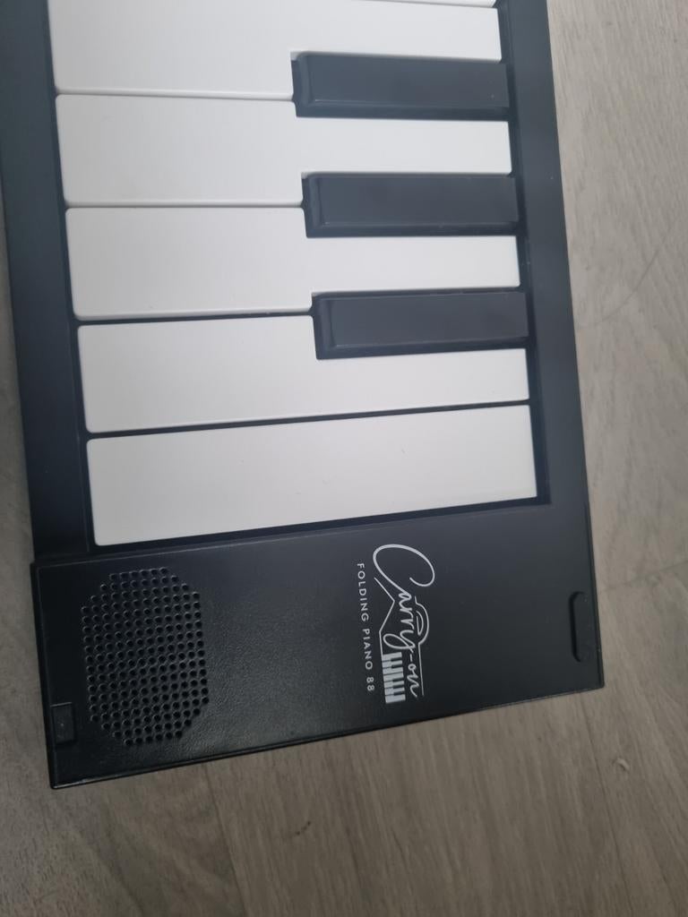 Carry-on Folding Piano 88 - Draagbaar Digitaal Piano, Muziek en Instrumenten, Piano's, Ophalen, Zwart, Digitaal, Zo goed als nieuw