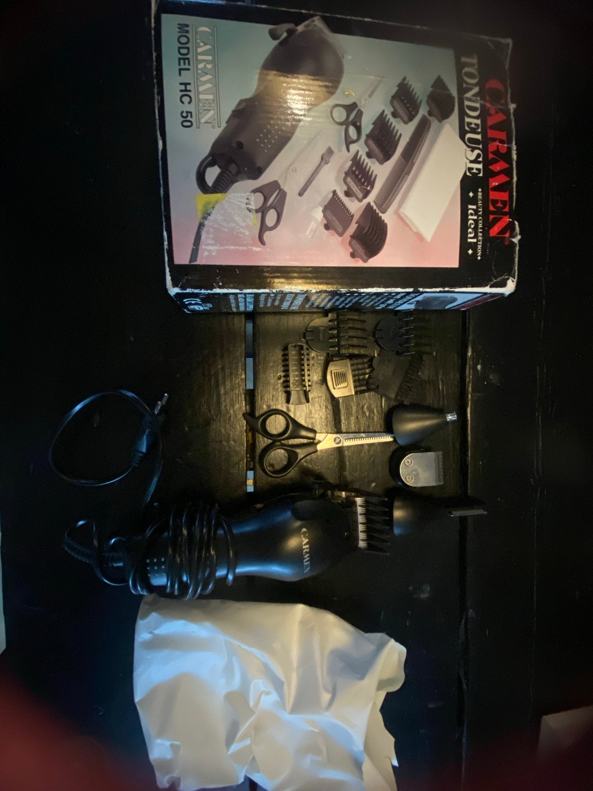 Tondeuse met accessoires - Gebruikt, Ophalen of Verzenden, Gebruikt, Scheren en Epileren