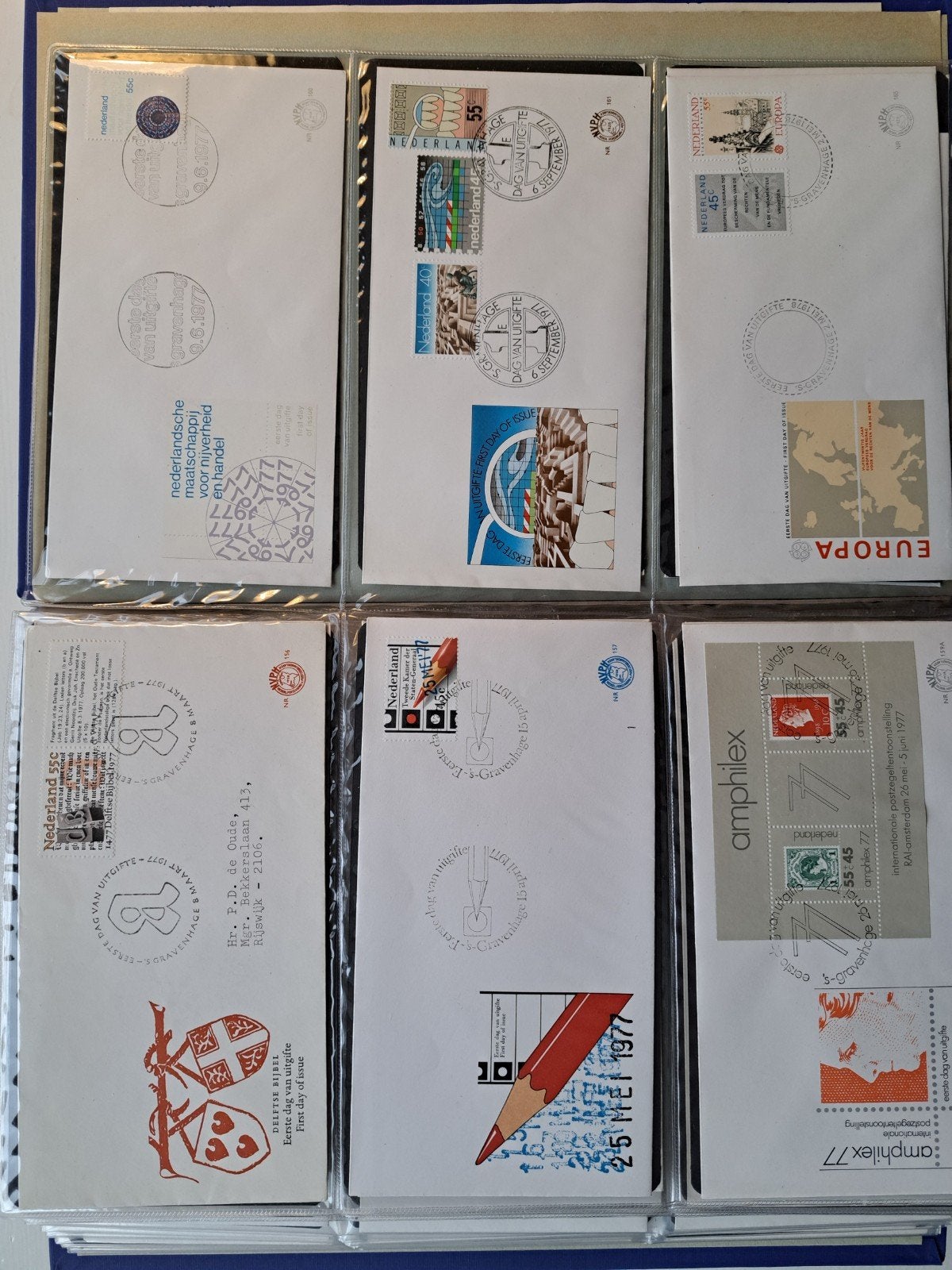 Eerstedag enveloppen Nederland, Ophalen of Verzenden, Beschreven, Nederland