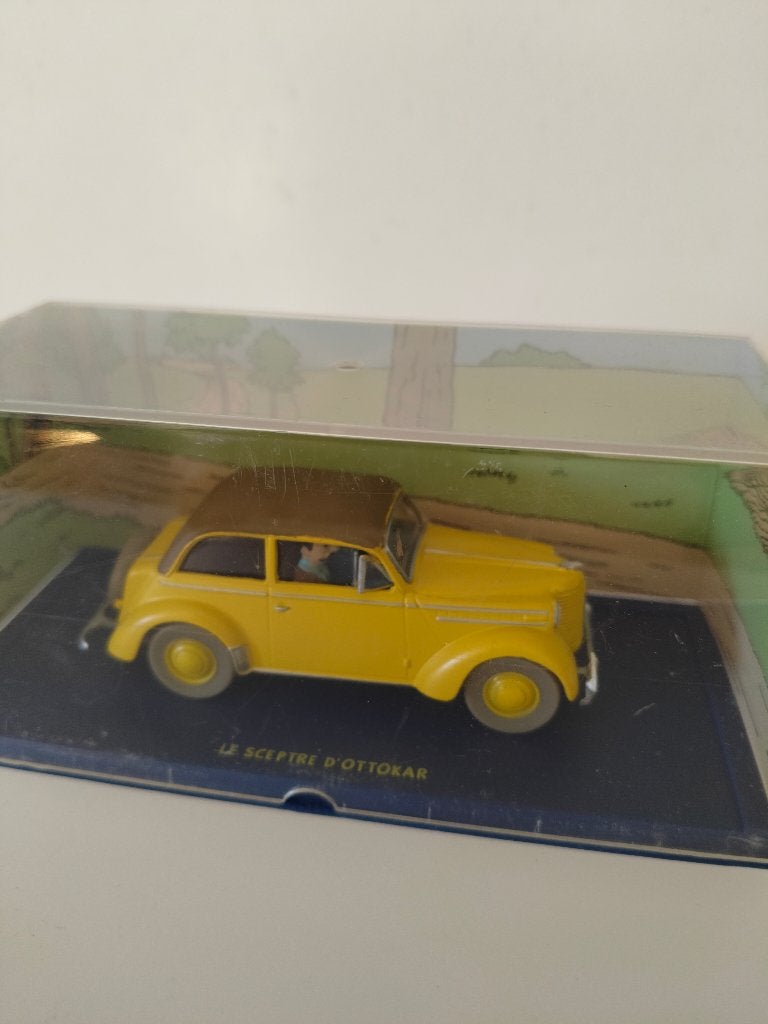 Schaalmodel 1:24 Kuifje Scepter van Ottokar Opel Olympia, Hobby en Vrije tijd, Modelauto's | 1:24, Ophalen, Gebruikt, Overige typen