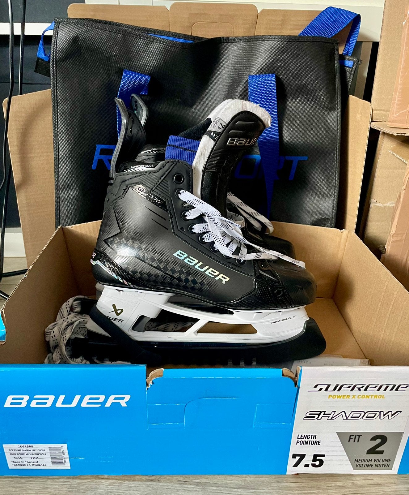 Bauer supreme shadow ijshockey schaatsen, Ophalen of Verzenden, Zo goed als nieuw, IJshockeyschaatsen, Bauer