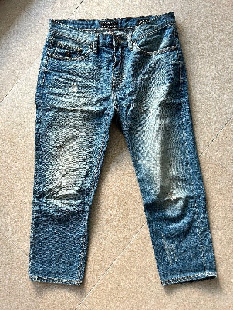 JEANS MAISON SCOTCH model Paris maat 26 / 30, Blauw, W27 (confectie 34) of kleiner, Gedragen, Maison Scotch