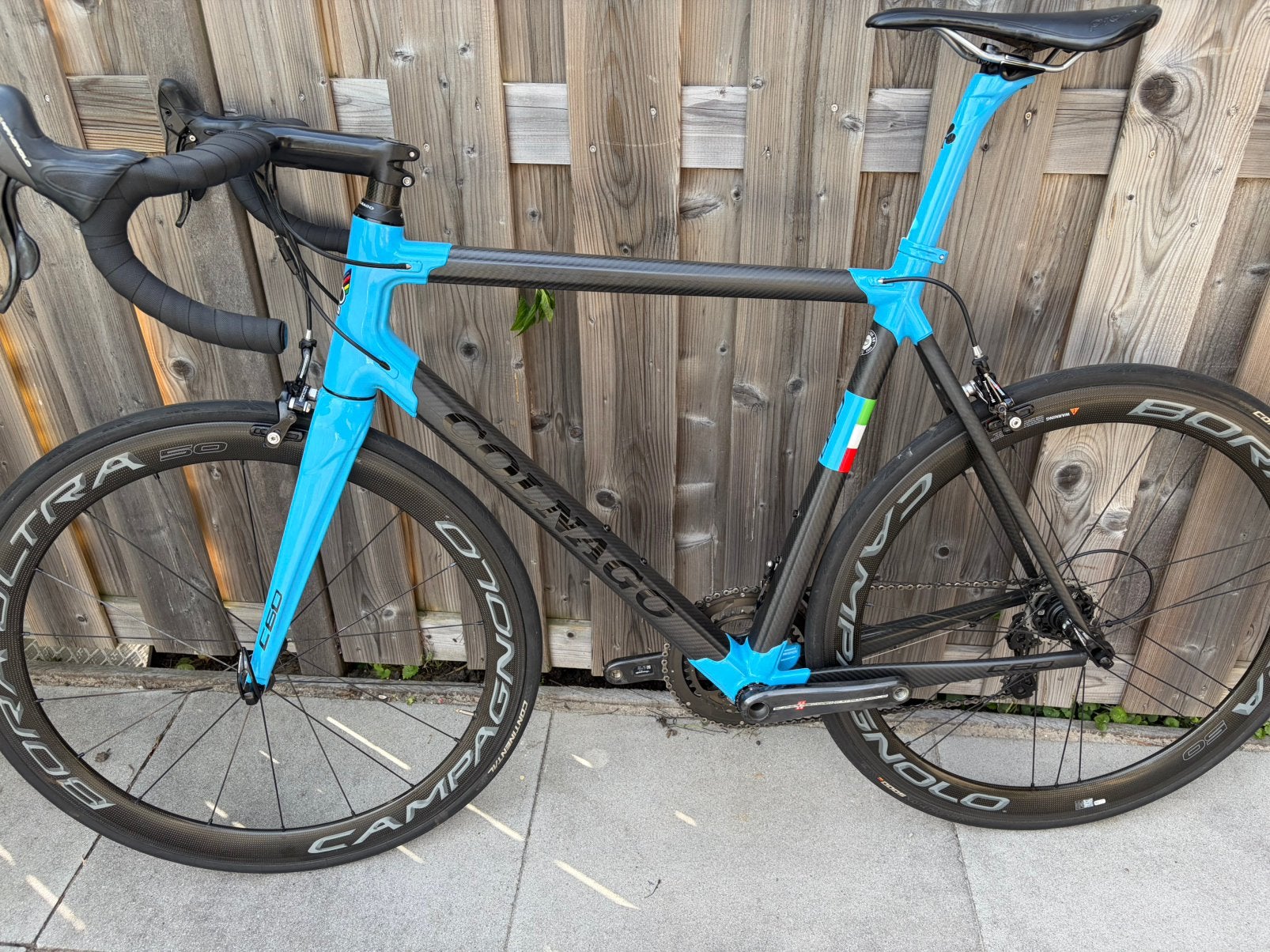 Colnago C60 maat 58cm Campa Superrecord & Bora One 50mm, Overige merken, Carbon, Ophalen of Verzenden, 57 tot 61 cm