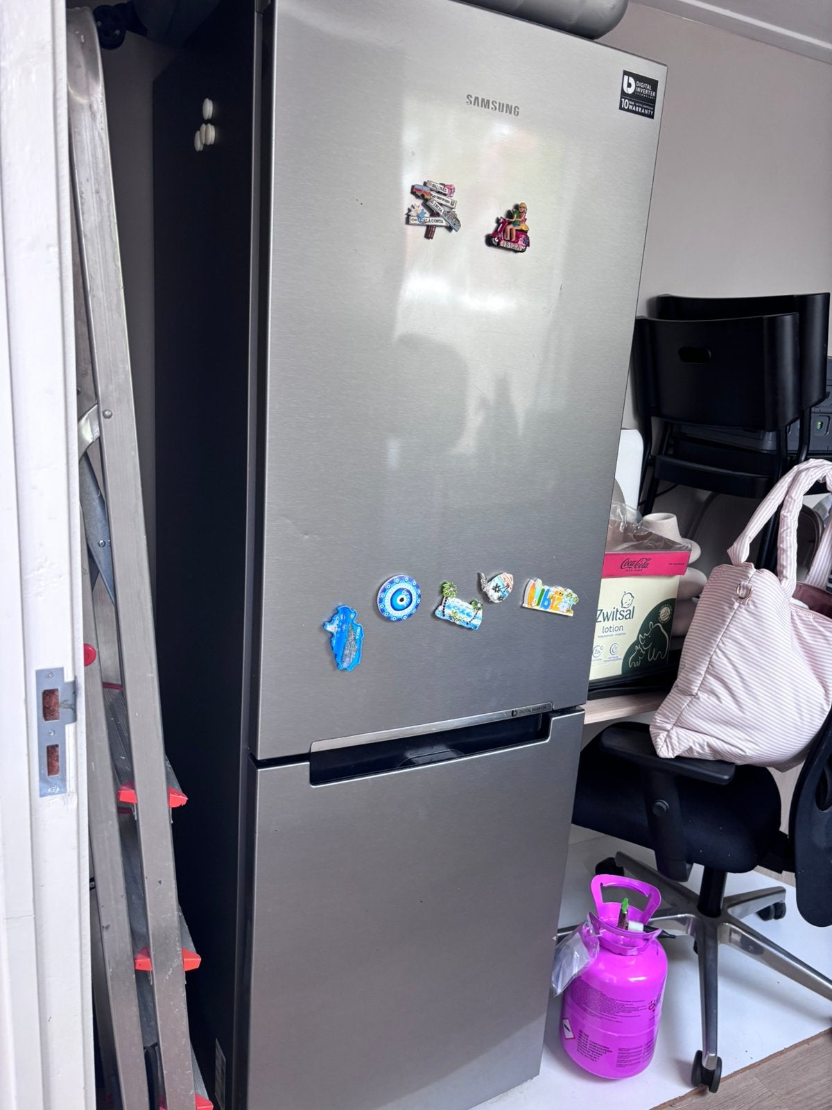 Koelkast viezer combi zilver grijs samsung