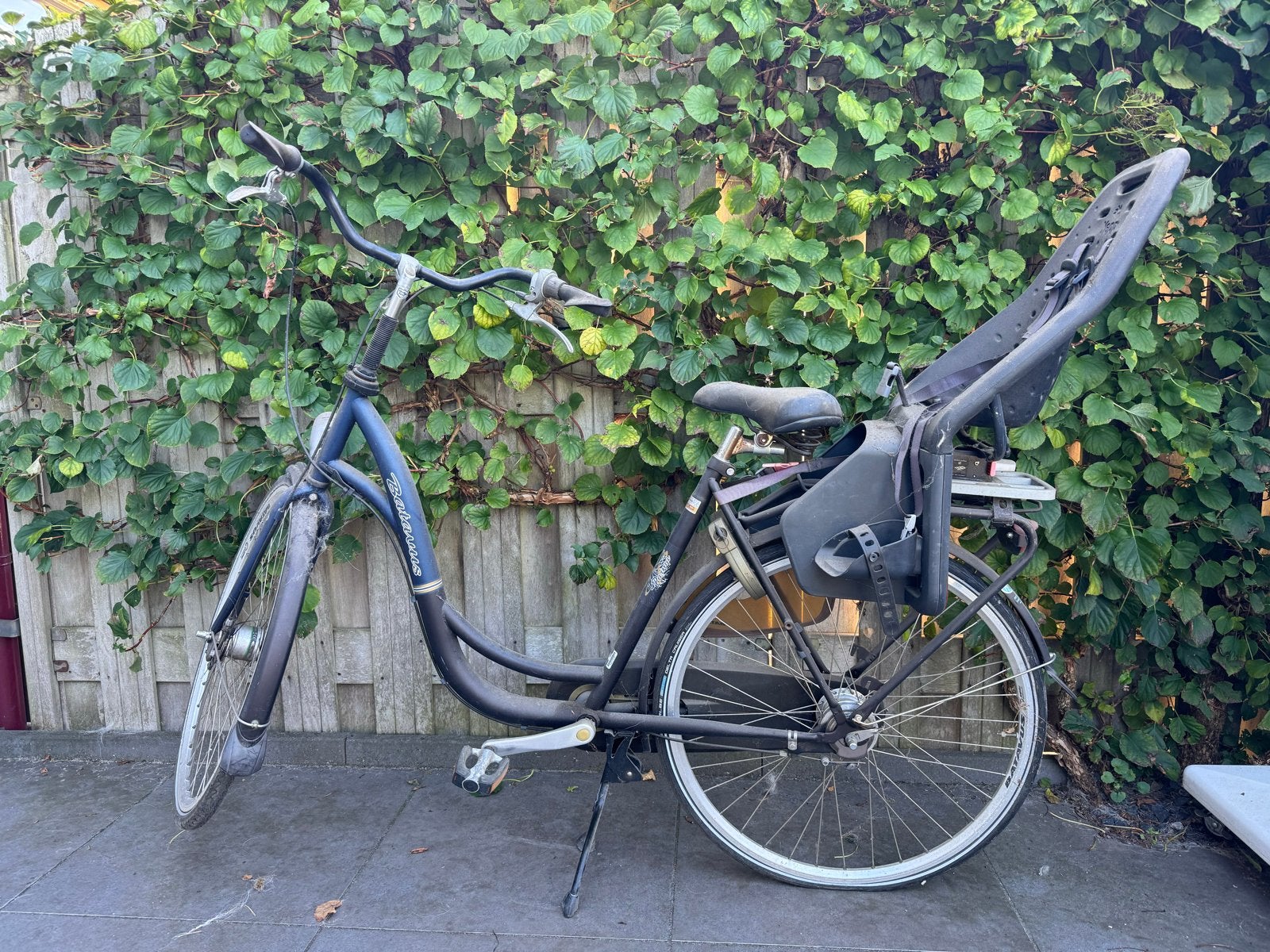 Batavus Parma mamafiets/damesfiets met kinderzitje Yepp, Ophalen, Batavus, Trommelrem, 53 tot 56 cm